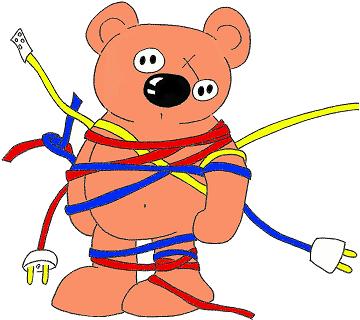 Wired bear